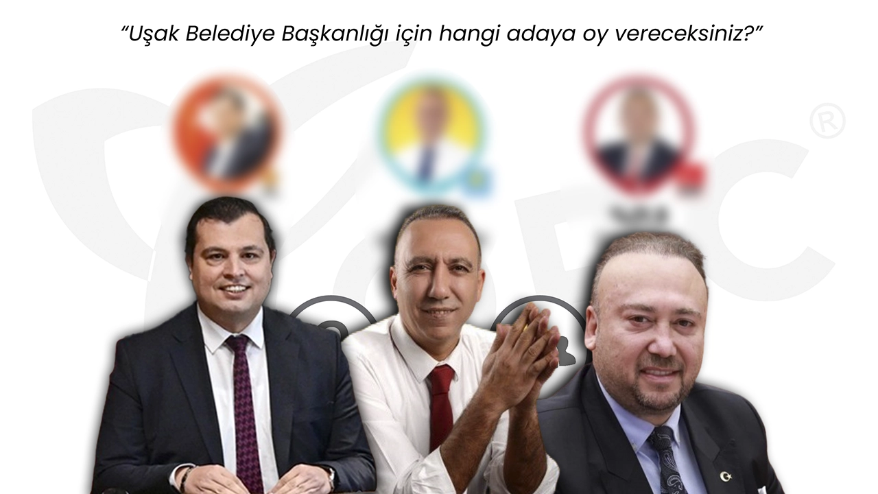ORC Uşak’ta Seçim Anketi Yaptı: Birinci...