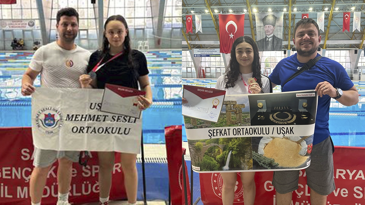 Uşaklı Sporcularımız Sakarya'da Yüzme Şampiyonu..!