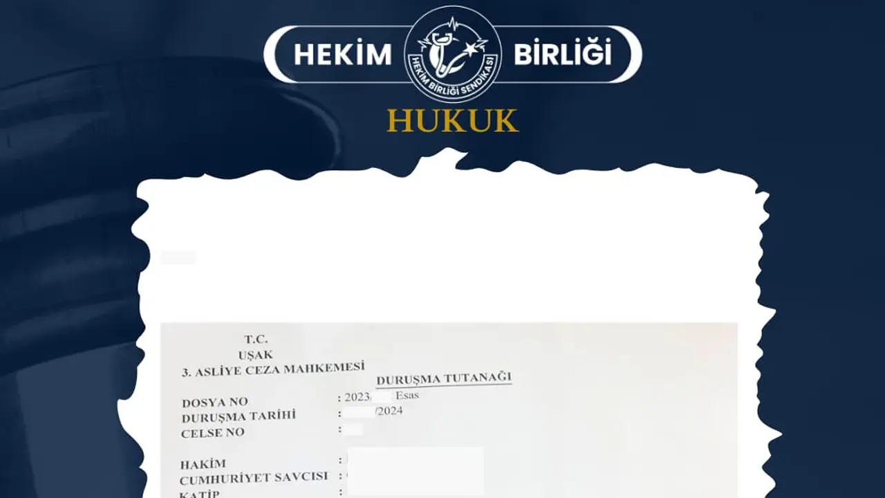 Hekim Birliği Şiddete Karşı Birlik Oldu