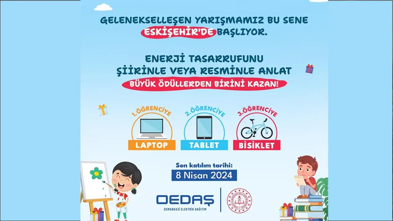 OEDAŞ’ın Geleneksel Şiir Ve Resim  Yarışması İçin Başvurular Başladı