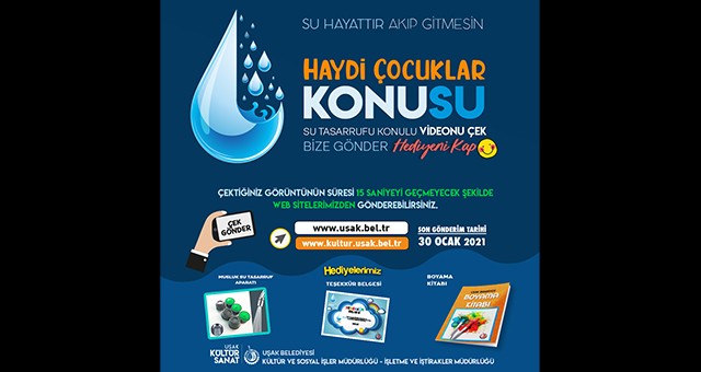 UŞAK BELEDİYESİ’NDEN SU TASARRUFU İÇİN ANLAMLI PROJE