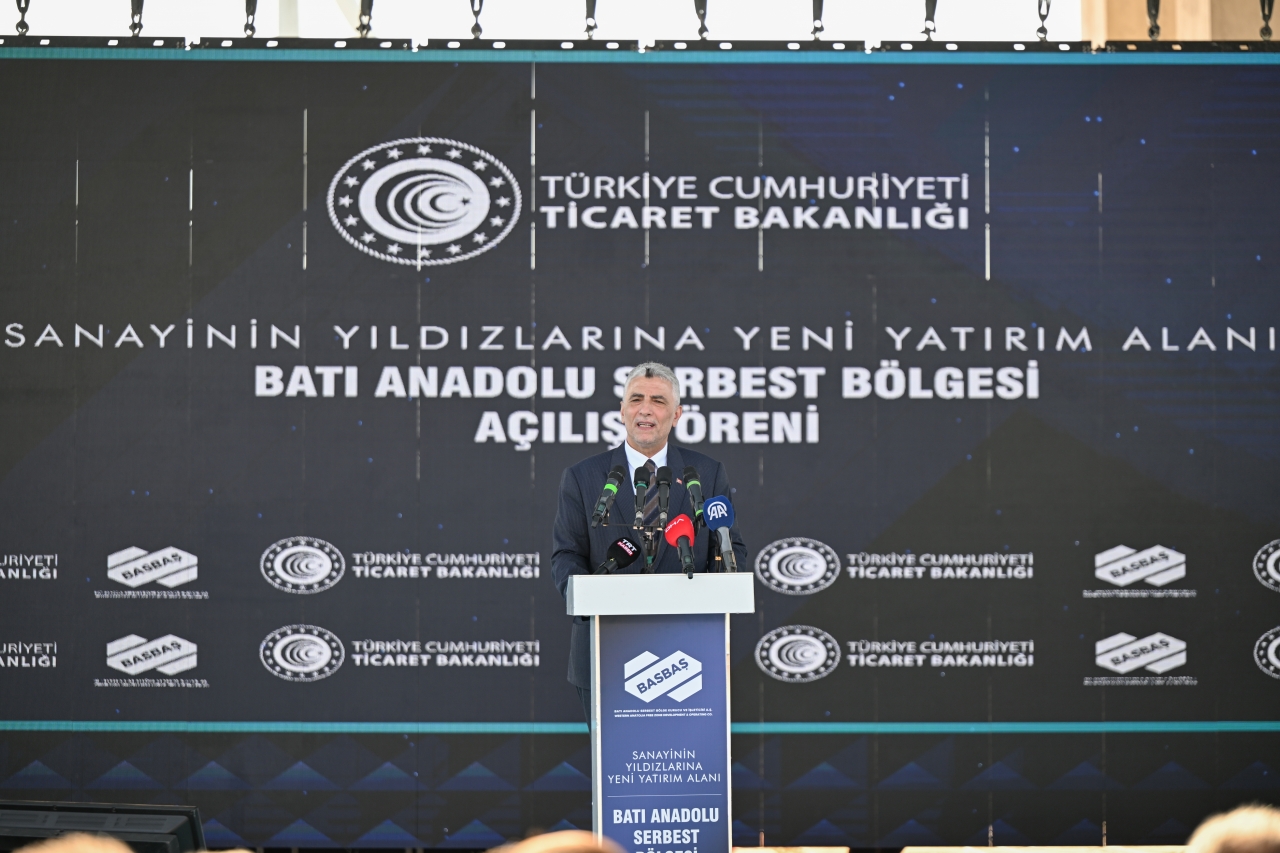 Ticaret Bakanı Ömer Bolat, Batı Anadolu Serbest Bölgesi'nin açılışında konuştu: