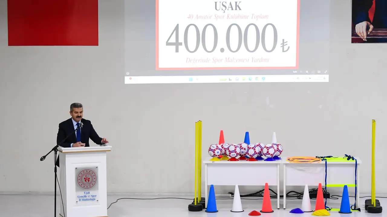 Uşak’ta Amatör Spor’a Destek