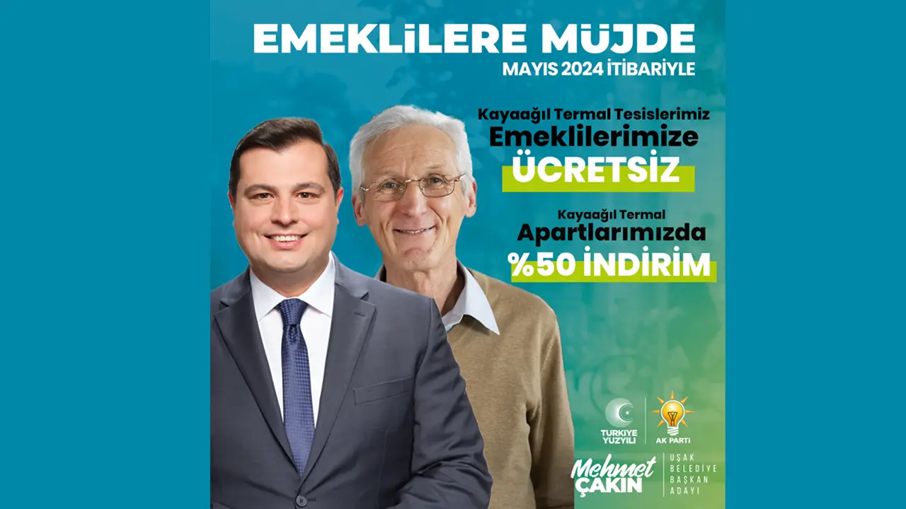 Uşak Belediyesinden Emekliye Çifte Müjde