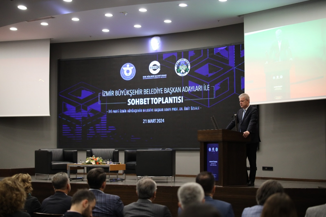 İYİ Parti'nin İzmir adayı Özlale, iş dünyası temsilcileriyle buluştu