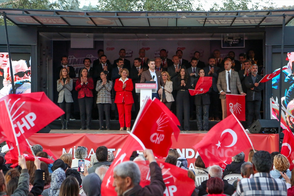 CHP Bodrum Belediye Başkan Adayı Mandalinci seçim çalışmalarını sürdürüyor