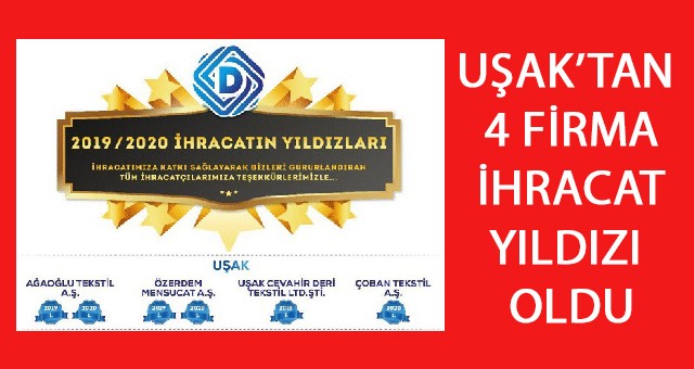 AĞAOĞLU TEKSTİL,ÖZERDEM TEKSTİL,CEVAHİR DERİ VE ÇOBAN TEKSTİL İHRACAT YILDIZI OLDU