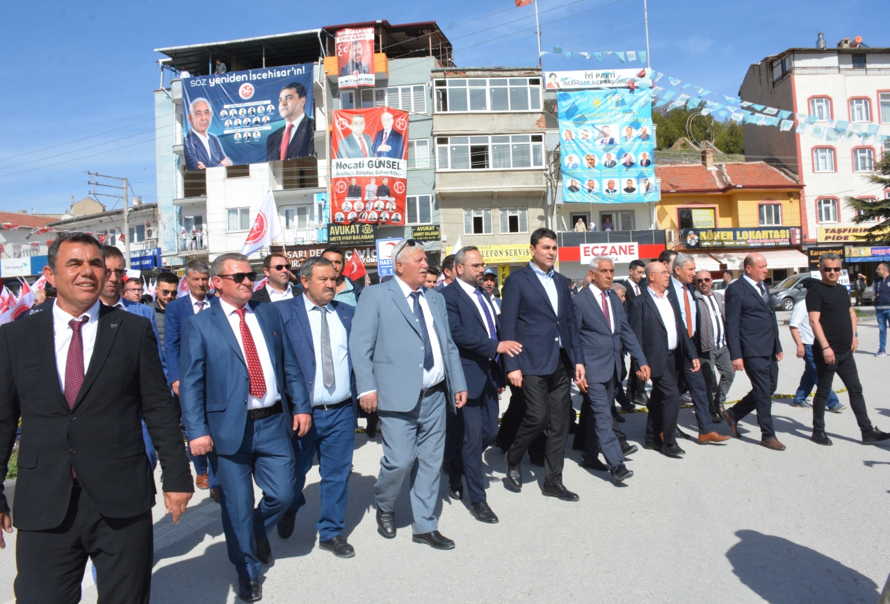 Demokrat Parti Genel Başkanı Uysal, Afyonkarahisar'da mitinge katıldı