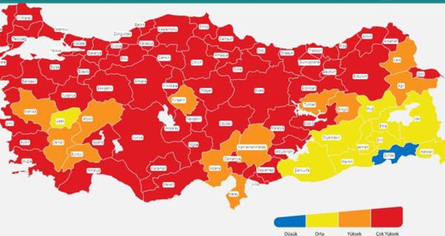 81 İL VALİLİĞİNE KORONAVİRÜS TEDBİRLERİNİN GÖZDEN GEÇİRİLMESİ GENELGESİ GÖNDERİLDİ