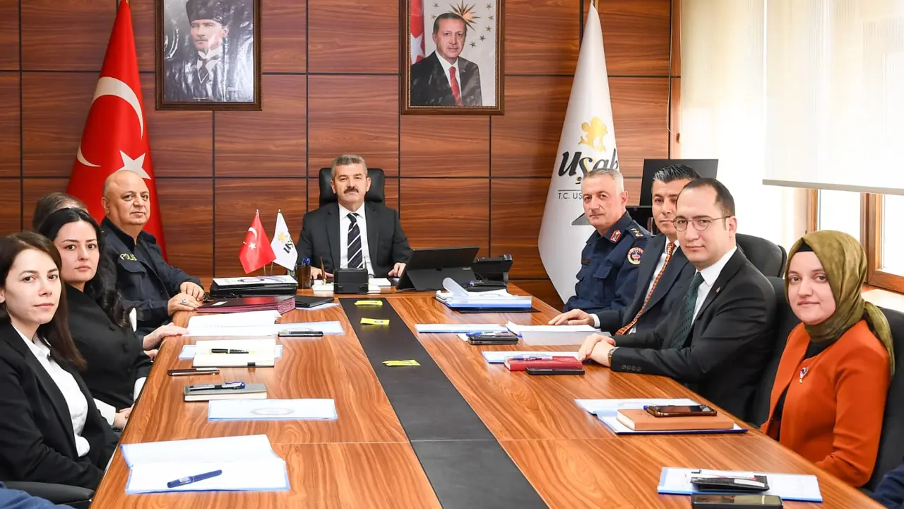 Uşak Valisi Ergün Güvenlik Koordinasyon Toplantısı Yaptı