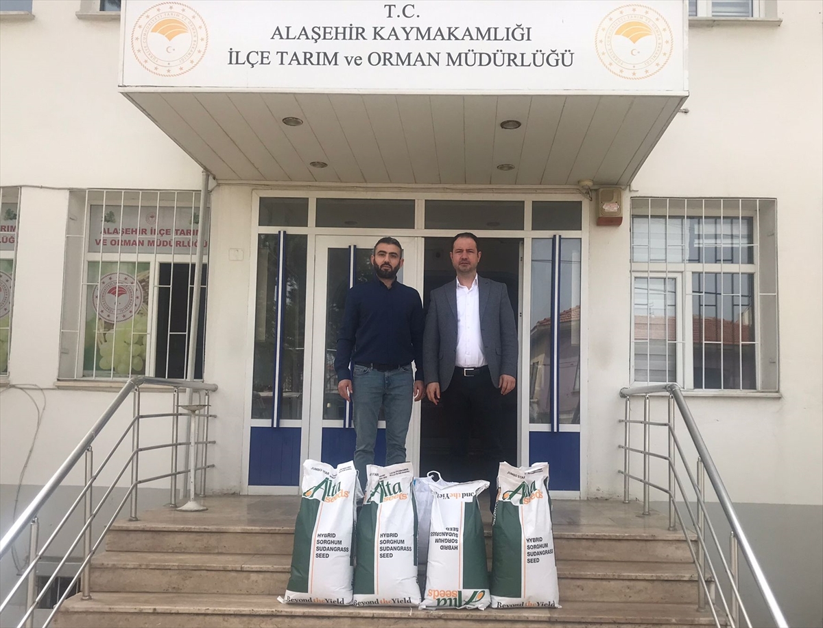 Alaşehir'de yem bitkisi tohumu dağıtımına başlandı