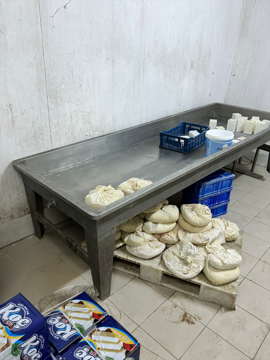 İzmir'de bir işletmede tüketim tarihi geçmiş yaklaşık 20 ton peynir tespit edildi