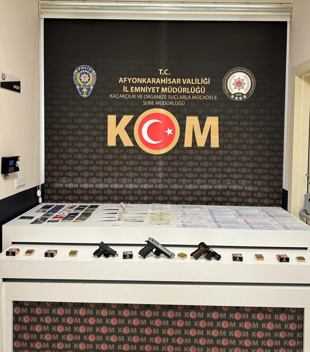 Afyonkarahisar'da tefecilik operasyonunda 1 şüpheli tutuklandı