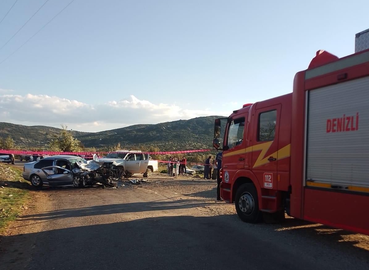 Denizli Tavasta'ki kazada Zehra İlkinci ile Hüseyin İkinci Öldü: 4 Yaralı