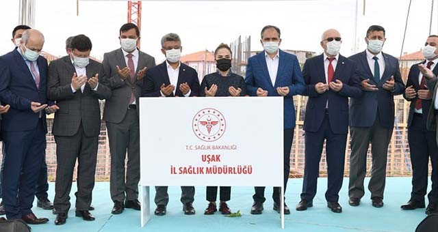 30 YATAKLI SİVASLI DEVLET HASTANESİ'NİN TEMELİ DÜZENLENEN TÖRENLE ATILDI