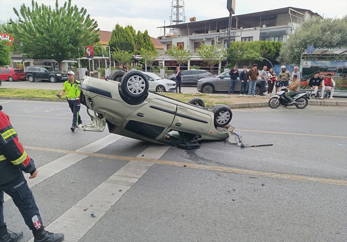 Takla atan otomobilin sürücüsü hayatını kaybetti