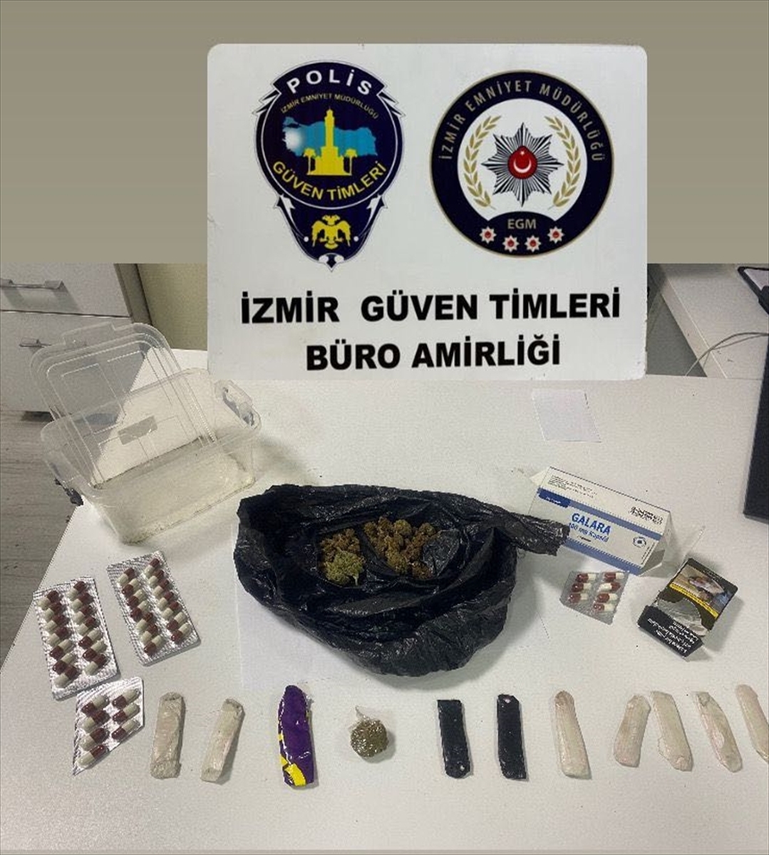 İzmir'de asayiş uygulamasında yakalanan 41 şüpheli tutuklandı