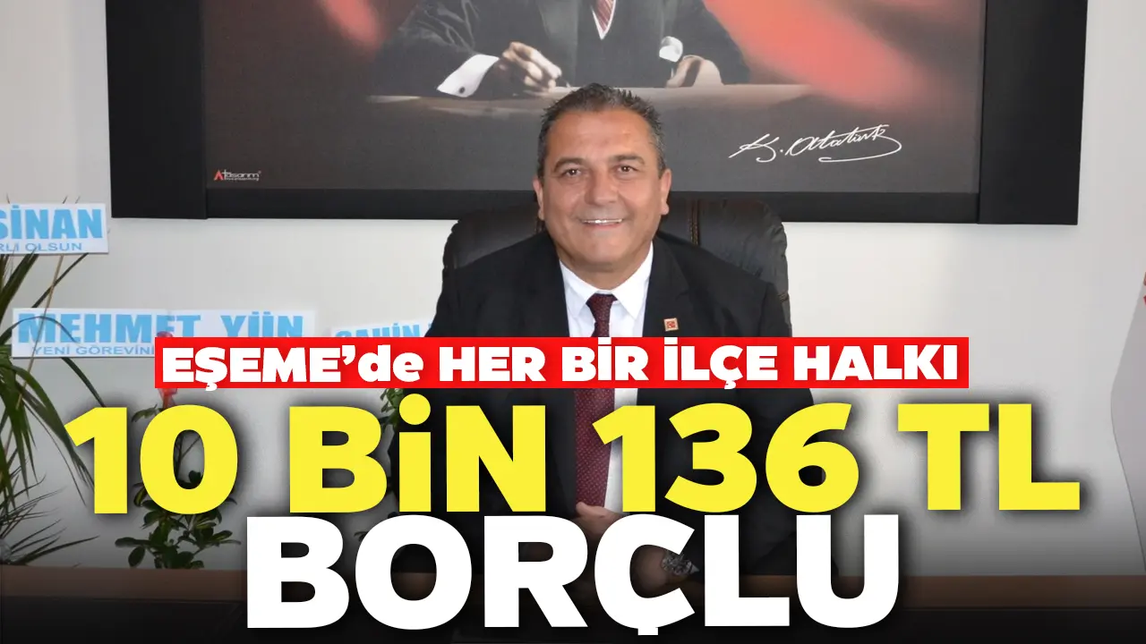 Eşme Belediyesi 149 Milyon 697 Bin 924 Tl Borç Açıkladı