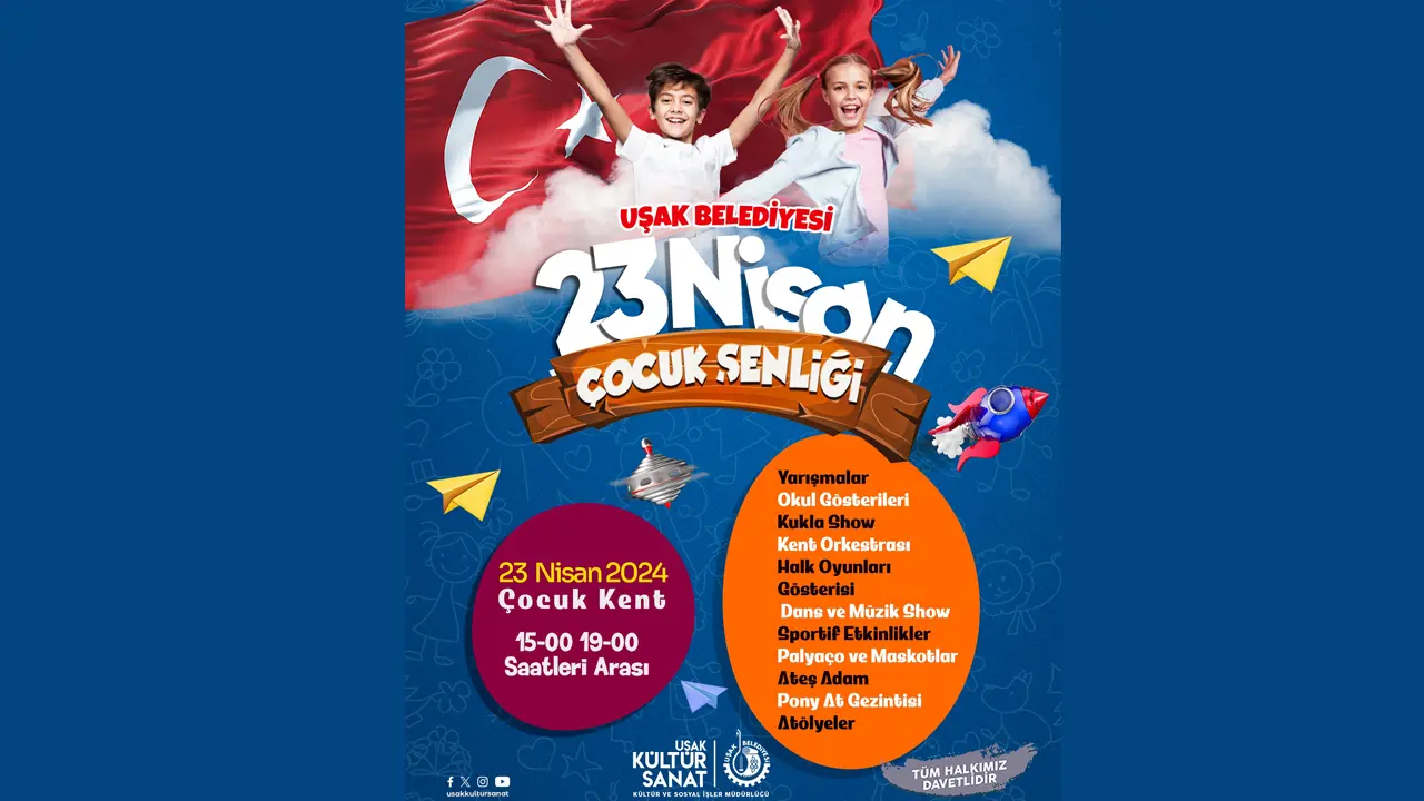 Uşak Çocuk Kent’te Çocuk Şenliği