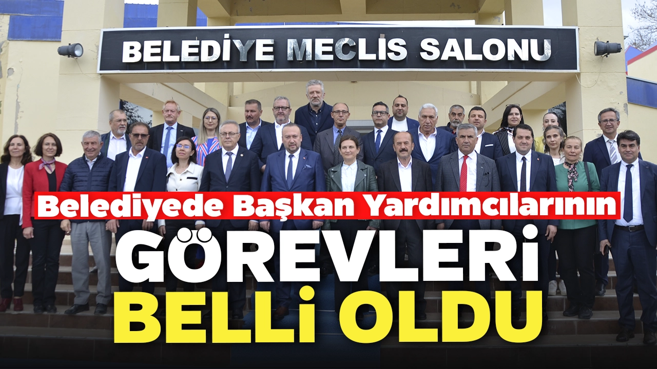 Uşak Belediyesi Başkan Yardımcıları Görev Alanları Netleşti