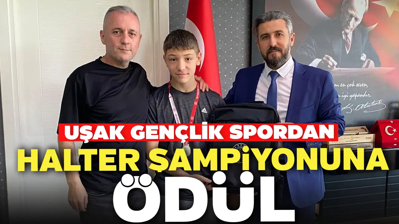 Halter Şampiyonuna Uşak Gençlik Spordan Ödül