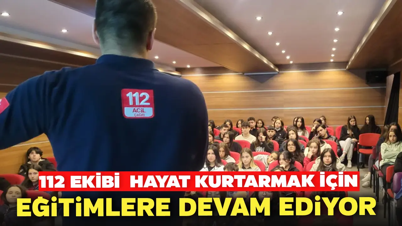 Uşak 112 Öğrencilere Acili Anlatmaya Devam Ediyor