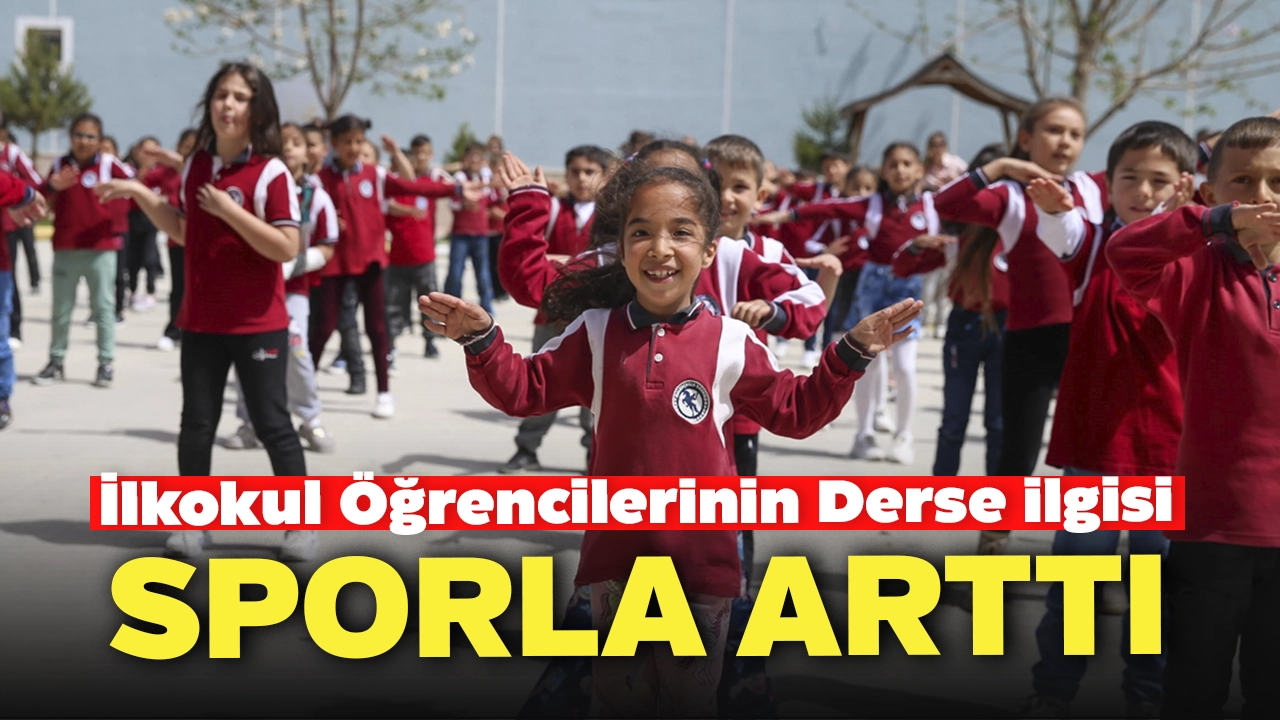 Uşak'ta İlkokul Öğrencilerinin Derse İlgisi Sporla Arttı