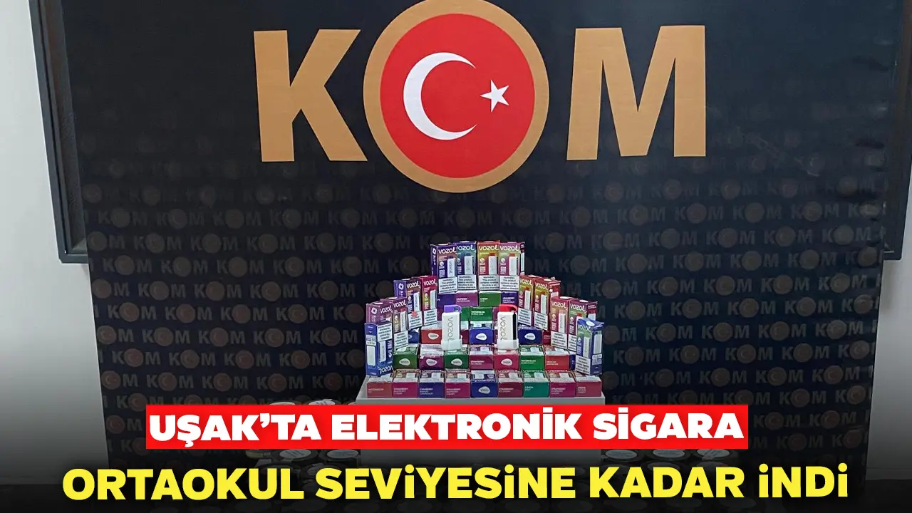 Uşak’ta Elektronik Sigara Ortaokul Seviyesine Kadar İndi