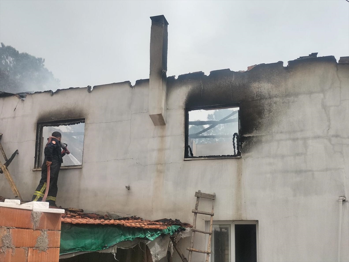Aydın'da müstakil evde çıkan yangın söndürüldü