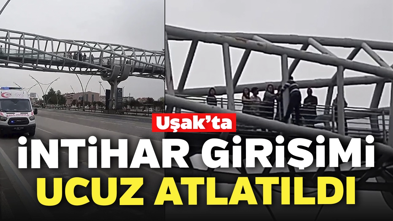 Uşak’ta İntihar Girişimi Ucuz Atlatıldı