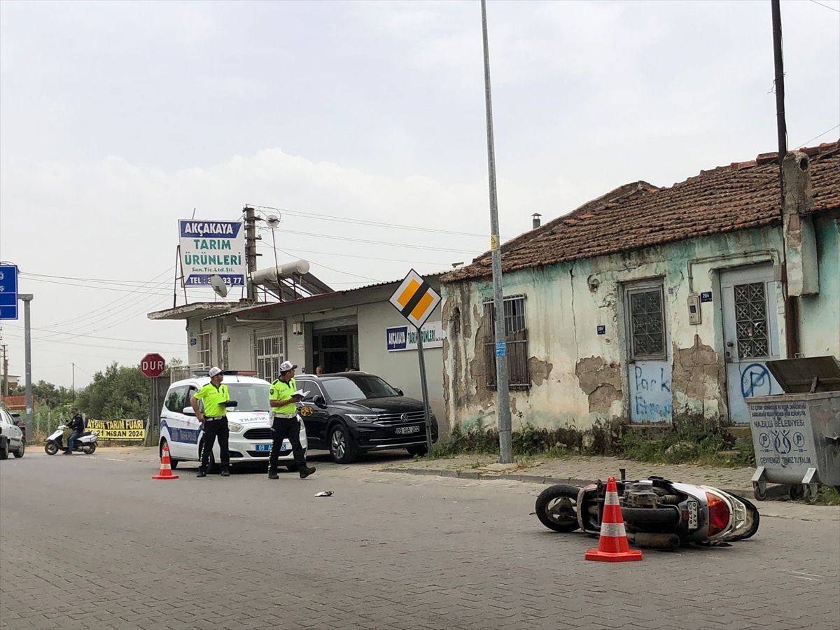 Nazilli'de trafik kazasında 2 kişi yaralandı