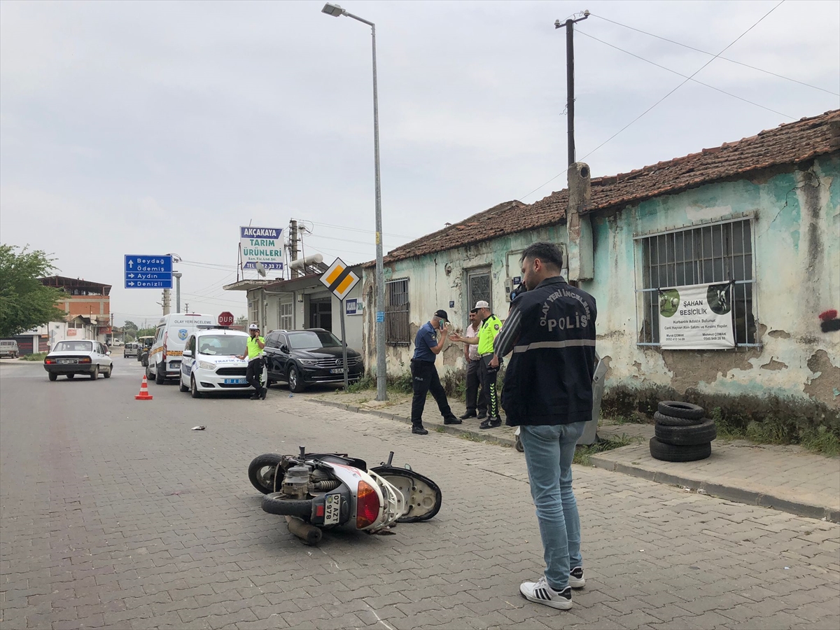Nazilli'de trafik kazasında 2 kişi yaralandı