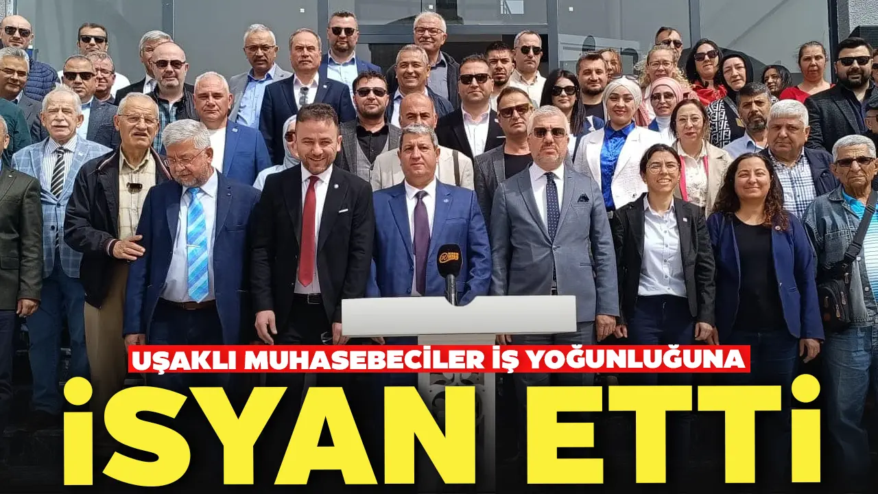 Uşaklı Muhasebeciler İş Yoğunluğuna İsyan Etti