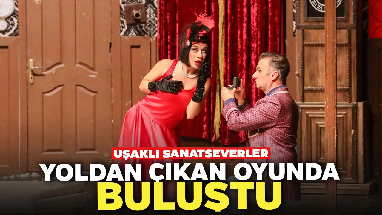 Yoldan Çıkan Oyun Uşaklı Sanatseverlerle Buluştu
