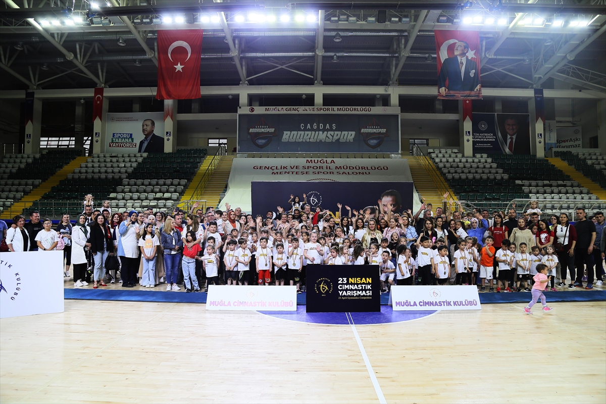 Muğla'da cimnastik yarışması düzenlendi