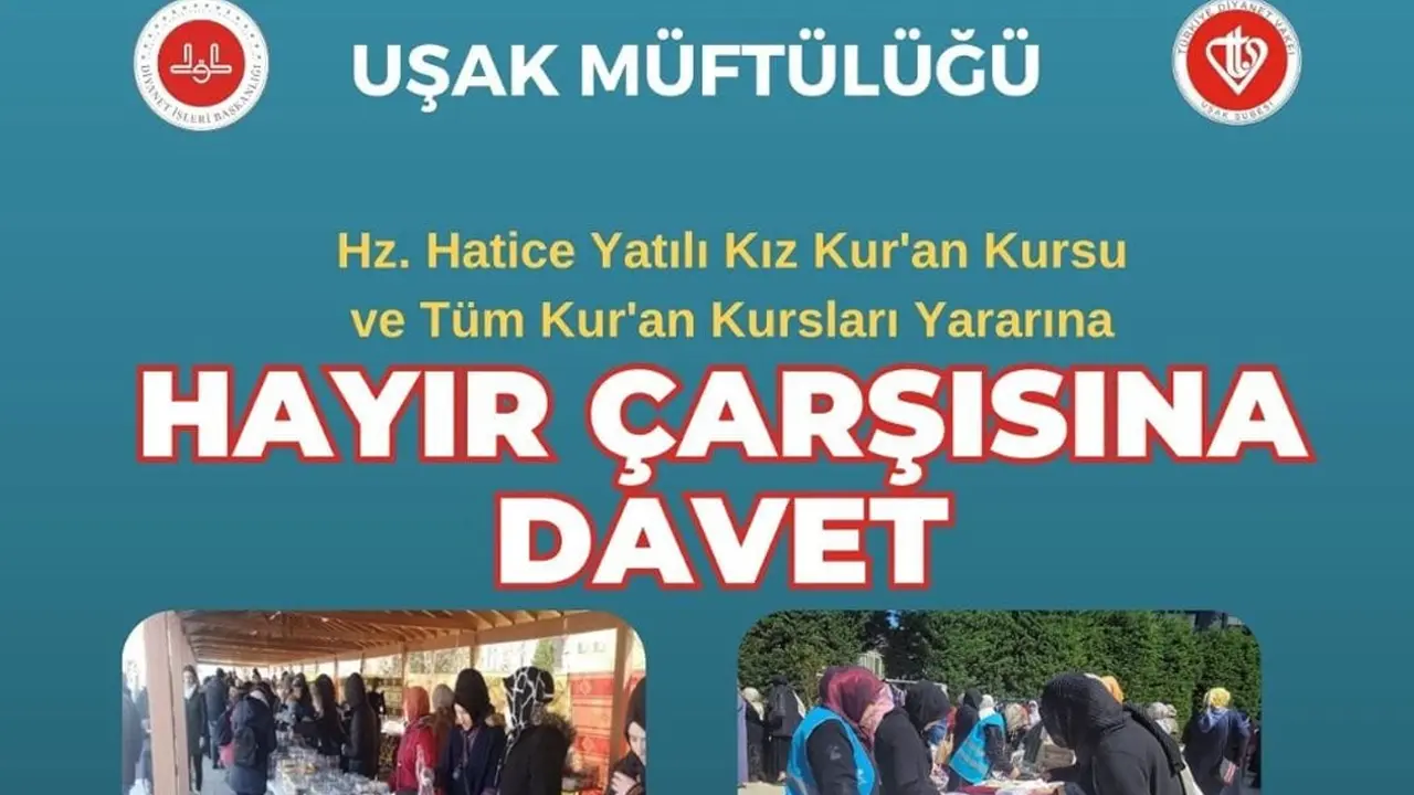 Hayır, Çarşısı Din Eğitimi Gören Öğrenciler İçin Açılacak