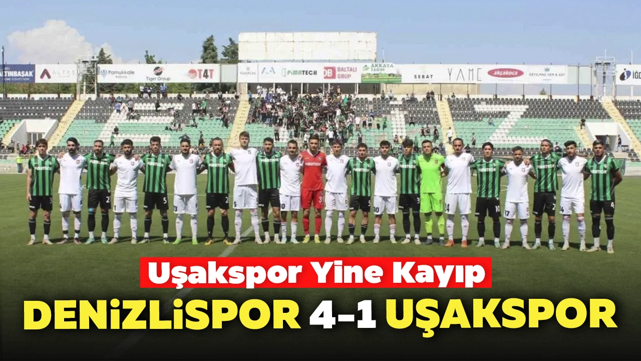 Uşakspor Yine Kayıp: 4-1