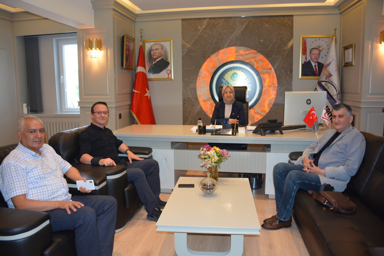 İscehisar Belediye Başkanı Seyhan Kılınçarslan'a ziyaret