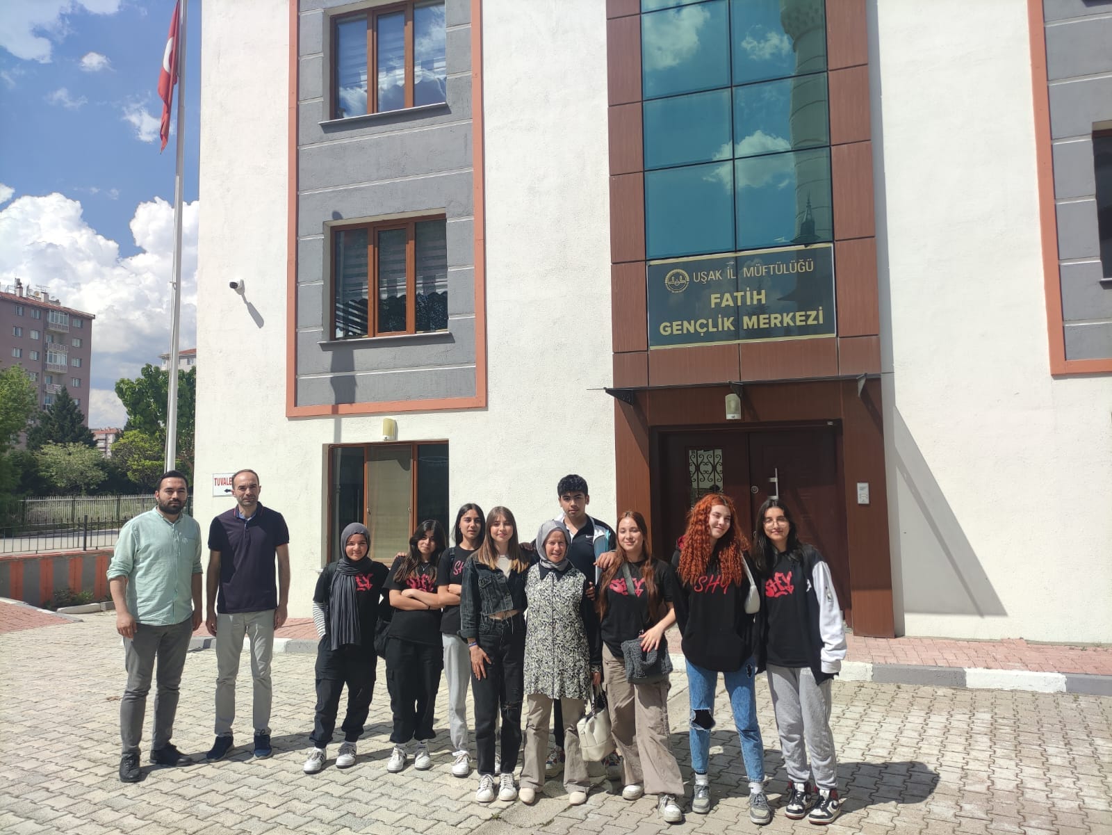 Uşak Gençlik Merkezine Öğrenci Ziyareti