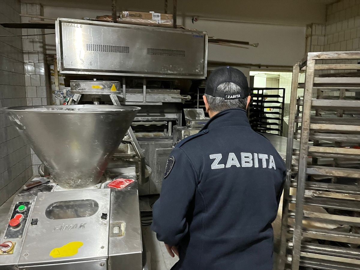 Bodrum'da zabıta ekipleri fırınları denetledi
