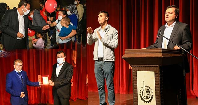 BAŞKAN ÇAKIN İŞİTME ENGELLİ BİREYLERLE BULUŞTU