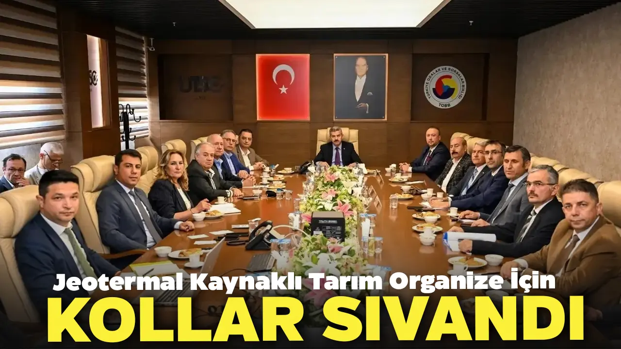 Banaz’a Jeotermal Kaynaklı Tarım Organize İçin Kollar Sıvandı