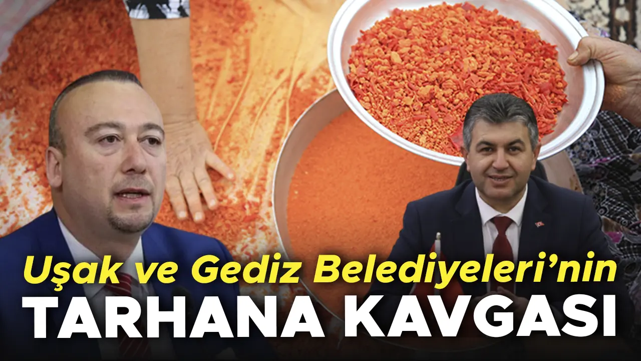 Uşak ve Gediz Belediyeleri Tarhana Festivali İçin Birbirine Girdi