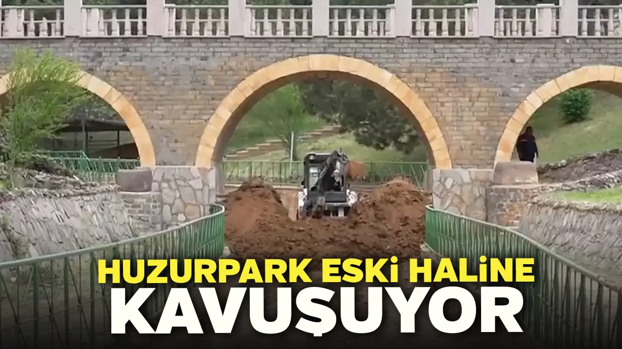 Huzurpark'ta Bulunan Dere Temizledi