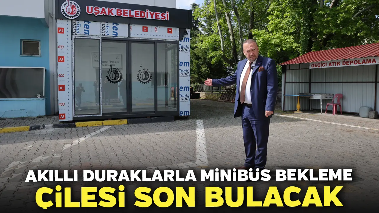 Akıllı Duraklarla Minibüs Bekleme Çilesi Son Bulacak