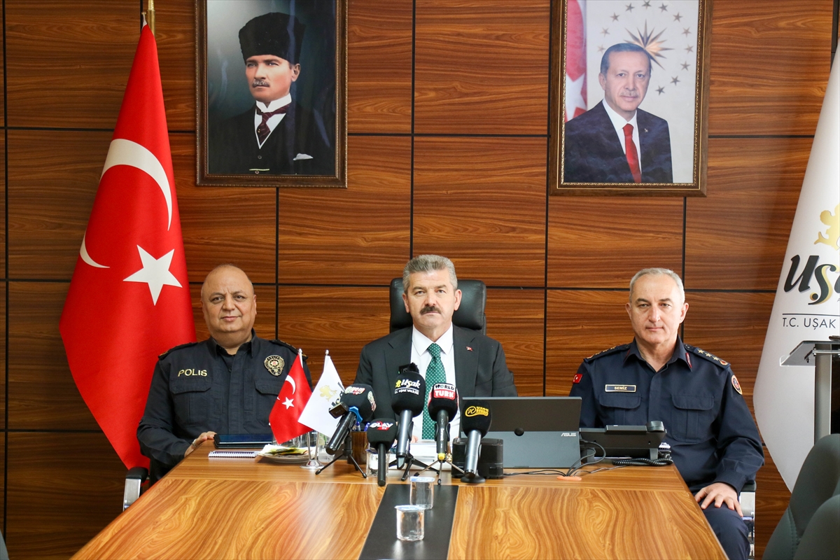 Vali Turan Ergün: Uşak'ta Nisan Ayında 1137 Olay Yaşandı..!