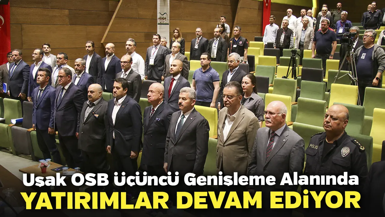 Uşak OSB Üçüncü Genişleme Alanında Yatırımlar Devam Ediyor