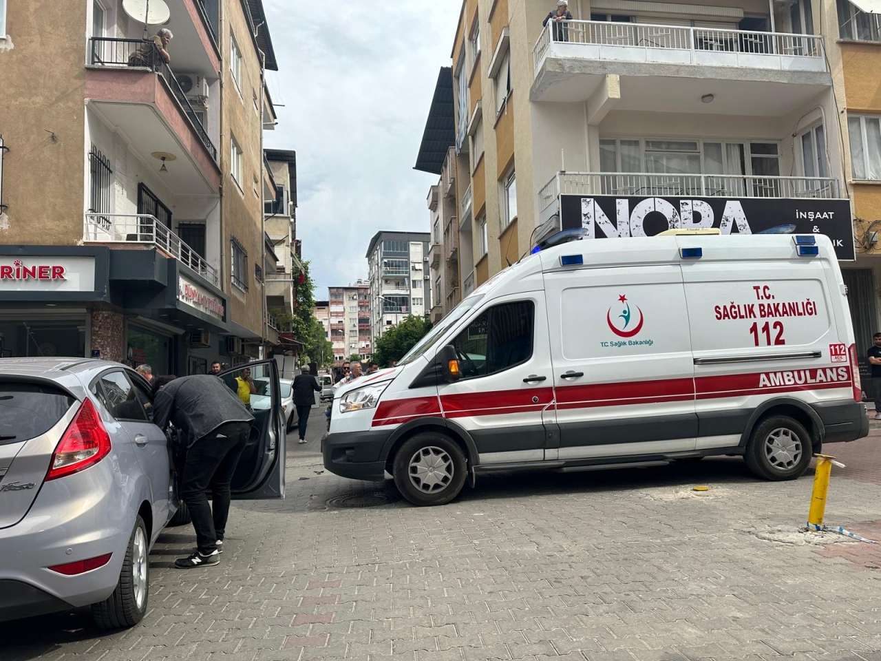 Nazilli'de otomobille çarpışan motosikletin sürücüsü yaralandı