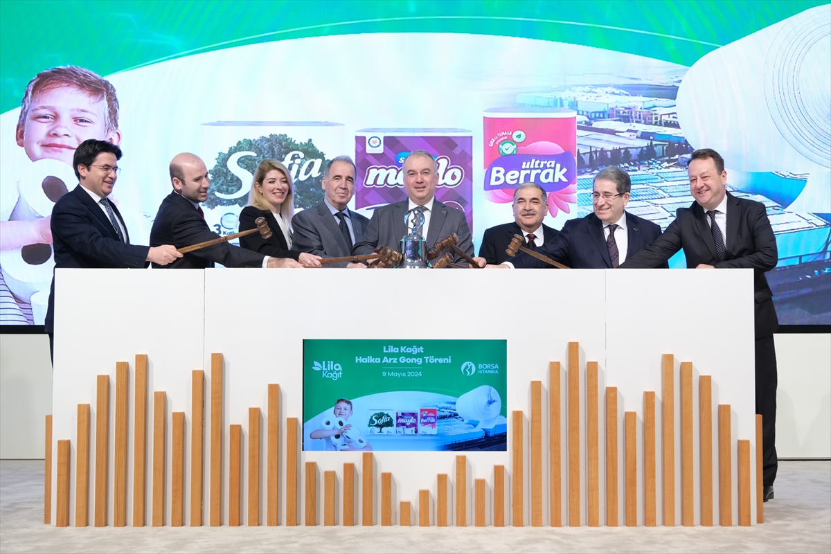 Borsa İstanbul'da gong Lila Kağıt için çaldı