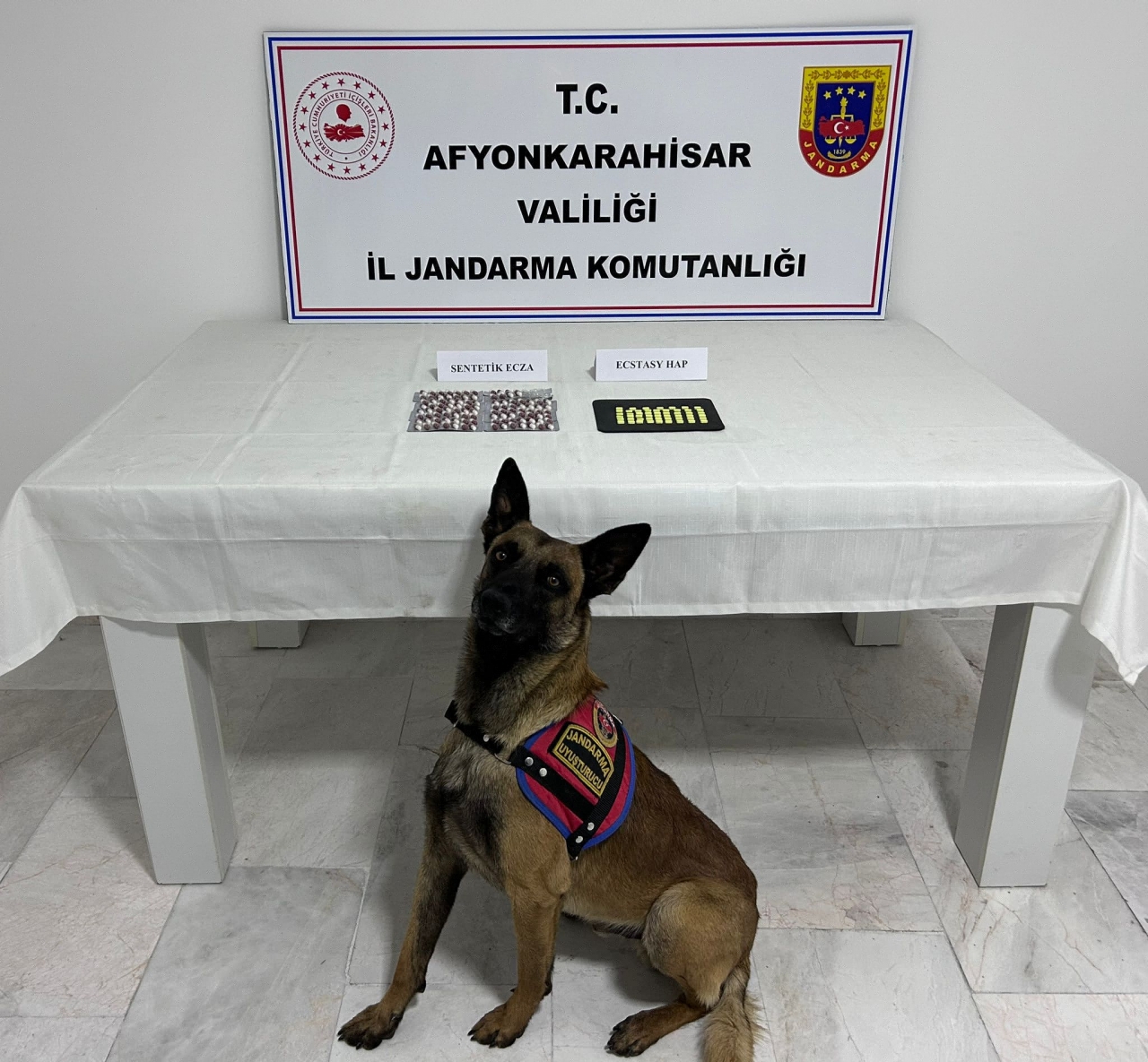 Afyonkarahisar'da uyuşturucu operasyonunda yakalanan şüpheli tutuklandı